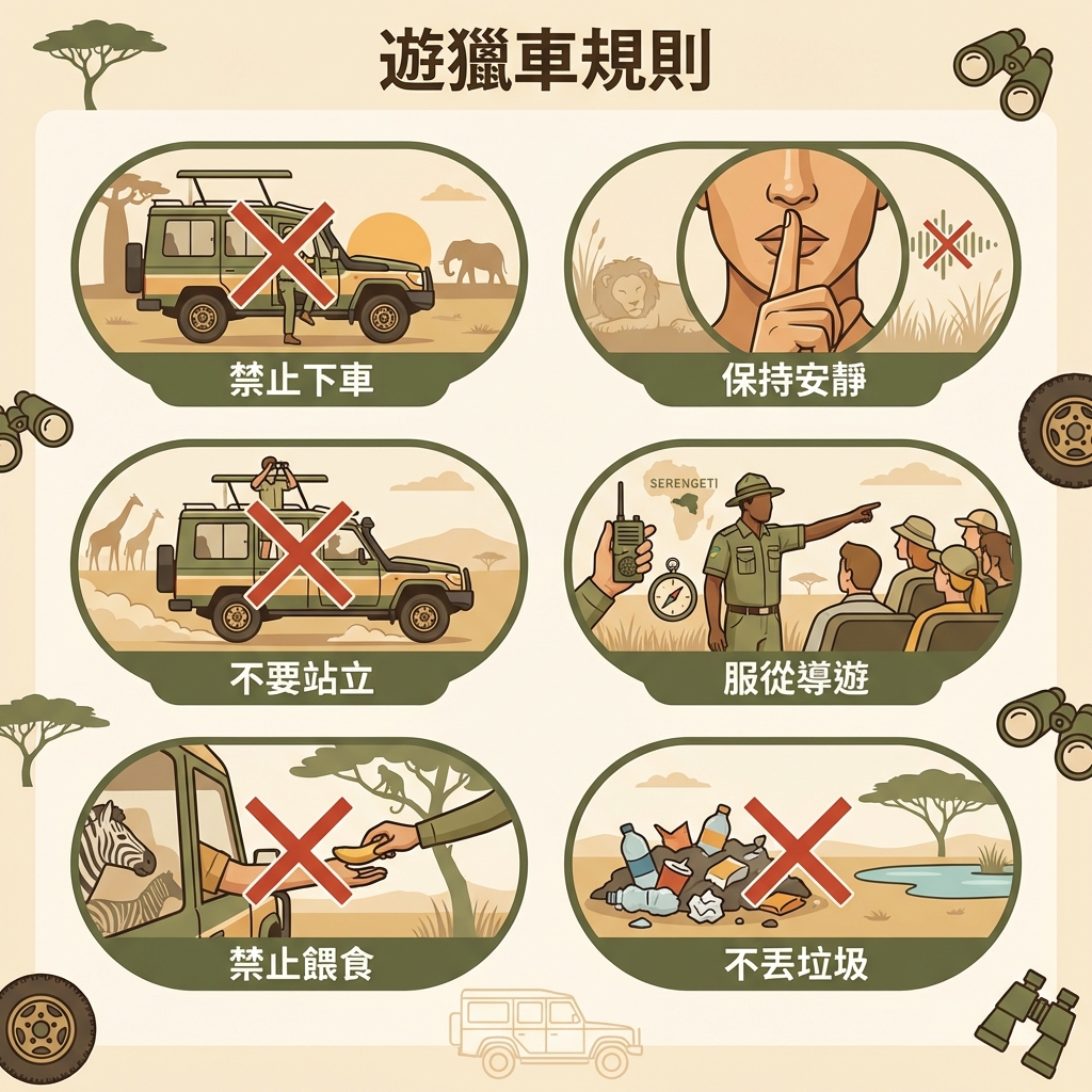 遊獵禮儀規範圖示