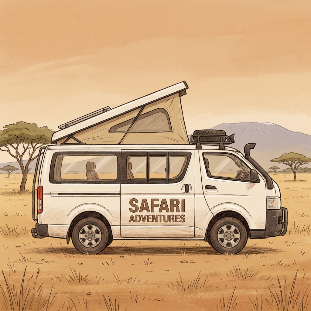 Toyota Hiace Safari Vehicle